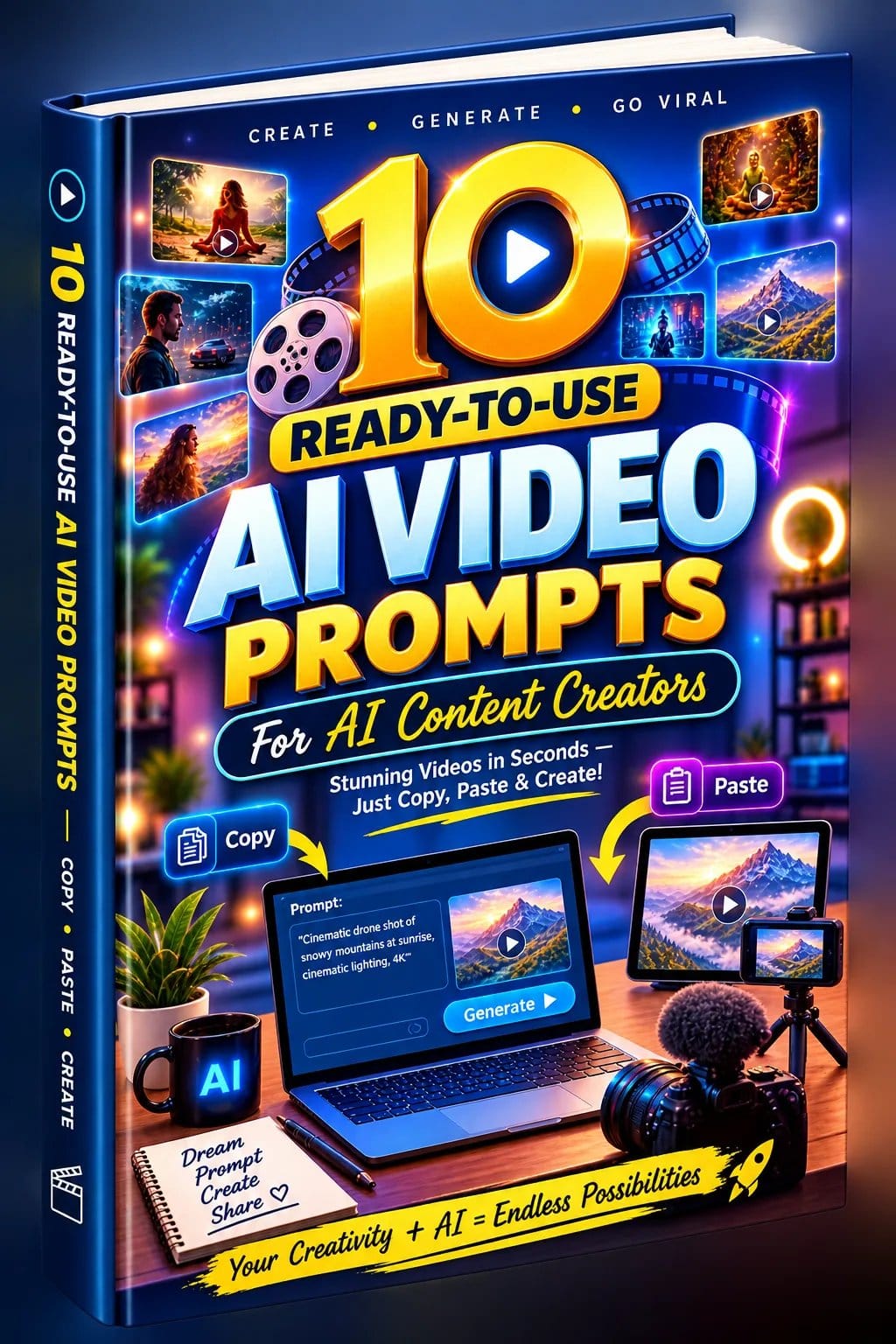 10 Ready-to-Use AI Video Prompts Ebook